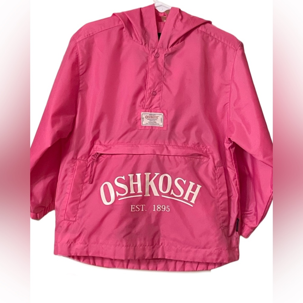 Girls Oshkosh travel/pack away raincoat.